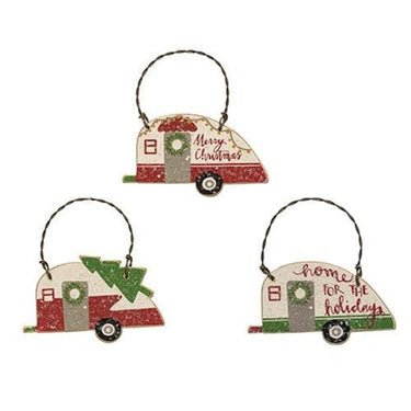 3 Set Camper Ornaments - The Fox Decor